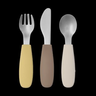 Scandi Living Dine bestekset siliconen 3-delig Taupe