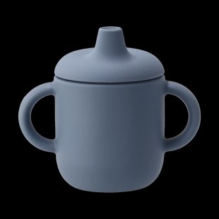 Scandi Living Elvie tuitbeker siliconen 180 ml Blue