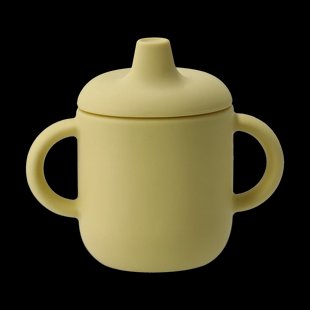 Scandi Living Elvie tuitbeker siliconen 180 ml Lemon