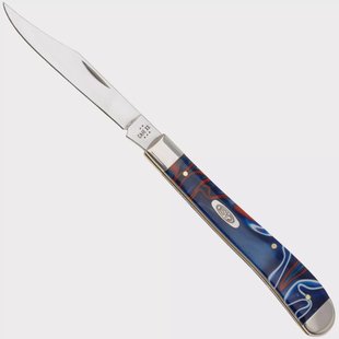 Case Slimline Trapper Smooth Patriotic Kirinite, 11229, 101048 SS zakmes