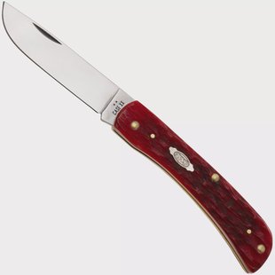 Case Sod Buster Jr Dark Red Bone, Peach Seed Jig, 31945, 6137 CS zakmes