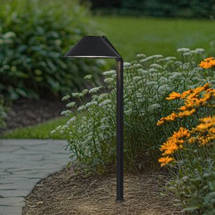 Lindby LED grondspies lamp Capelo, zwart, metaal, 77 cm