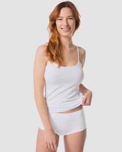 HEMA Damesboxer perfect comfort katoen wit (wit)