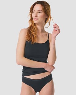 HEMA Damesslip perfect comfort katoen zwart (zwart)