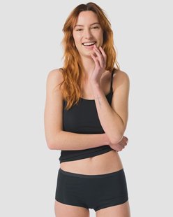 HEMA Damesboxer perfect comfort katoen zwart (zwart)