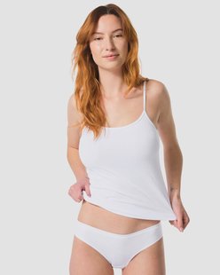 HEMA Damesslip perfect comfort katoen wit (wit)