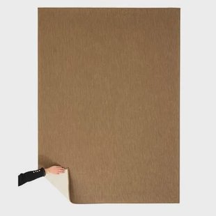 Tapeso Buitenkleed effen - Flip lichtbruin - 200x280 cm