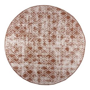 Rond Buitenkleed Frost - Roest - dubbelzijdig - EVA Interior