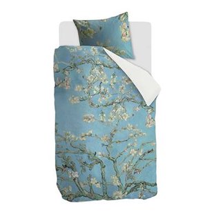 Beddinghouse x Van Gogh Museum Almond Blossom Dekbedovertrek 140 x 200|220 cm - Blauw