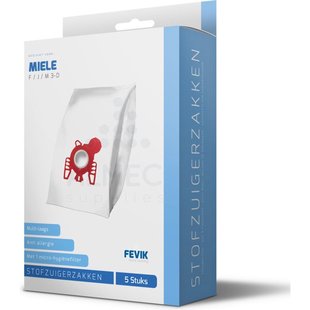Stofzuigerzakken Miele F J M 3d 5 Stuks