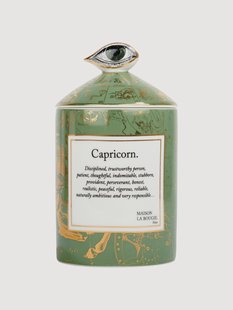 Handgemaakte geurkaars Steenbok (wierook &amp; tonkaboon)