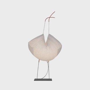 Ingo Maurer - Poul Poul LED tafellamp, beige, hoogte 70 cm