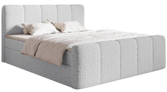 Boxspring Chloe 180x200 bouclé met opbergruimte | NADUVI Collection