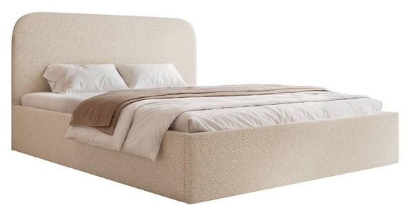 Bedframe Fia 140x200 bouclé met opbergruimte | NADUVI Collection