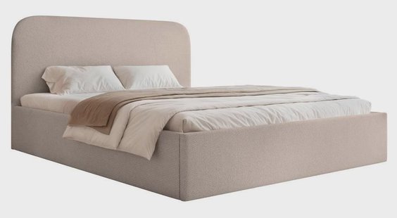 Bedframe Fia 140x200 chenille met opbergruimte | NADUVI Collection
