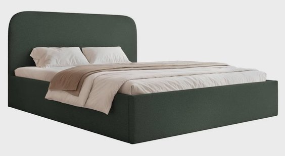 Bedframe Fia 140x200 chenille met opbergruimte | NADUVI Collection