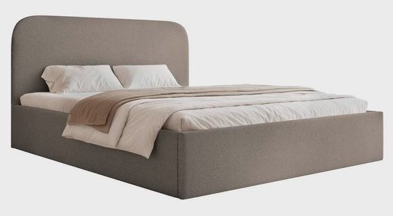 Bedframe Fia 160x200 chenille met opbergruimte | NADUVI Collection