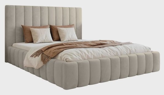 Bedframe Flores velvet 140x200 met opbergruimte | NADUVI Collection