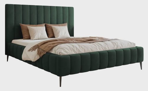 Bedframe Flores velvet 160x200 met opbergruimte | NADUVI Collection