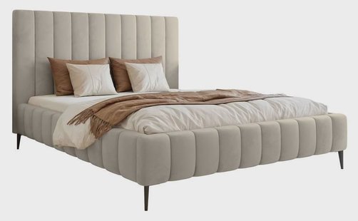 Bedframe Flores velvet 160x200 met opbergruimte | NADUVI Collection