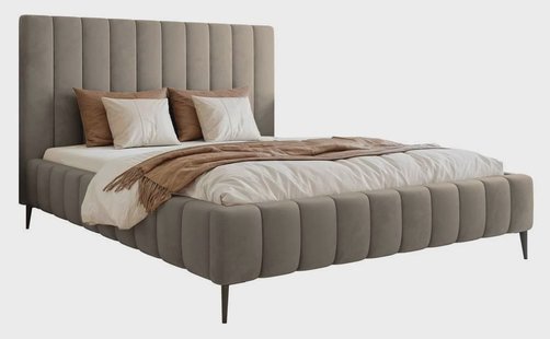 Bedframe Flores velvet 160x200 met opbergruimte | NADUVI Collection