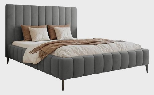 Bedframe Flores velvet 160x200 met opbergruimte | NADUVI Collection