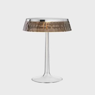 Flos Bon Jour T tafellamp Chrome-fumé kap