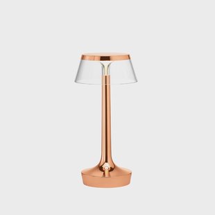 Flos Bon Jour Unplugged tafellamp Copper-transparent Flos Bon Jour Unplugged tafellamp Copper-transparent