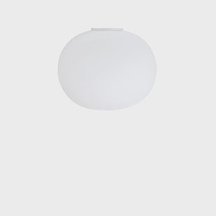 Flos Glo-ball C/W Zero wand- en hanglamp Wit opaalglas