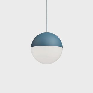 Flos String Light Sphere hanglamp Blauw, 22 m kabel