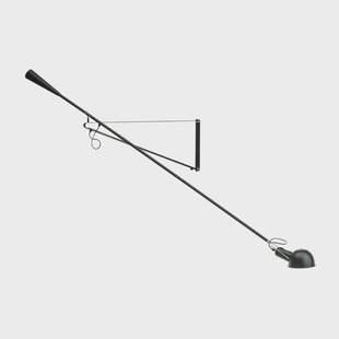 Flos Flos 265 muurlamp Zwart gelakt