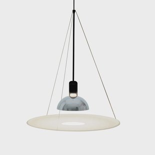 Flos Frisbi hanglamp Wit opaalglas