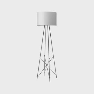 Flos Ray F2 vloerlamp Wit-chroom
