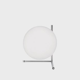 Flos IC lights T2 tafellamp Chroom-opaal