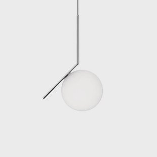 Flos IC lights S2 hanglamp Chroom-opaal