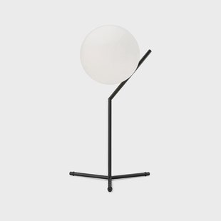 Flos IC lights T1 high tafellamp Zwart-opaal