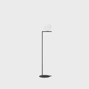 Flos IC lights F1 vloerlamp Zwart-opaal