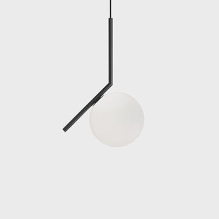 Flos IC lights S1 hanglamp Zwart-opaal