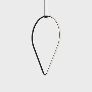 Flos Arrangements Drop hanglamp Black, up