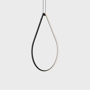 Flos Arrangements Drop hanglamp Black, down