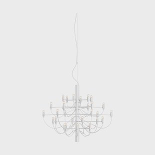 Flos 2097 Sarfatti kroonluchter LED Matwit 30 lampen Flos 2097 Sarfatti kroonluchter LED Matwit 30 lampen