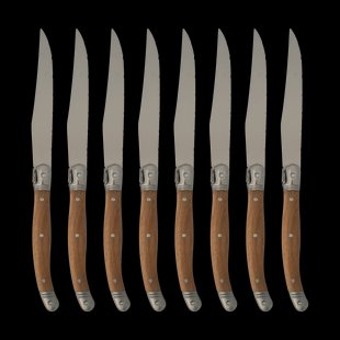 Nordwik Nordwik grillmessen 8-pack Roestvrij staal-hout