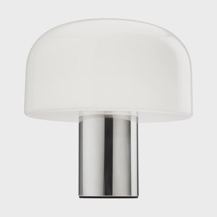 Flos Bellhop Glass T tafellamp Bright aluminum