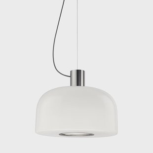 Flos Bellhop Glass S2 hanglamp Bright aluminum Flos Bellhop Glass S2 hanglamp Bright aluminum