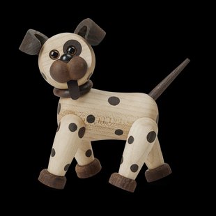 Spring Copenhagen Joy hond decoratie 11 cm Esdoorn