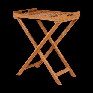 Celeste houten bijzettafel naturel - 60 x 40 cm