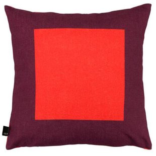 F&Eacute;ST Square Kussen 45x45 Burgundy/Red