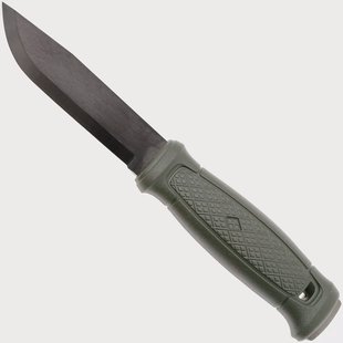 Morakniv Garberg BlackBlade Carbon 14528 Black DLC C100S, Green Polyamide, bushcraftmes