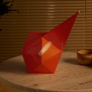 Gubi LED tafellamp Bagdad, oranje, hoogte 36 cm, staal