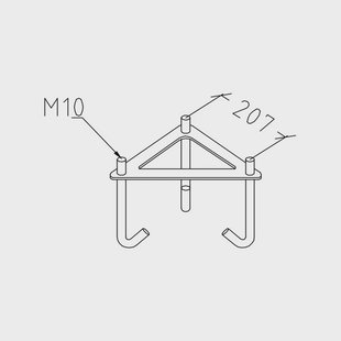 Florence 1 Buiten Park Lamp voor Beton Anchorage Zwart Norlys - Terras - Aluminium